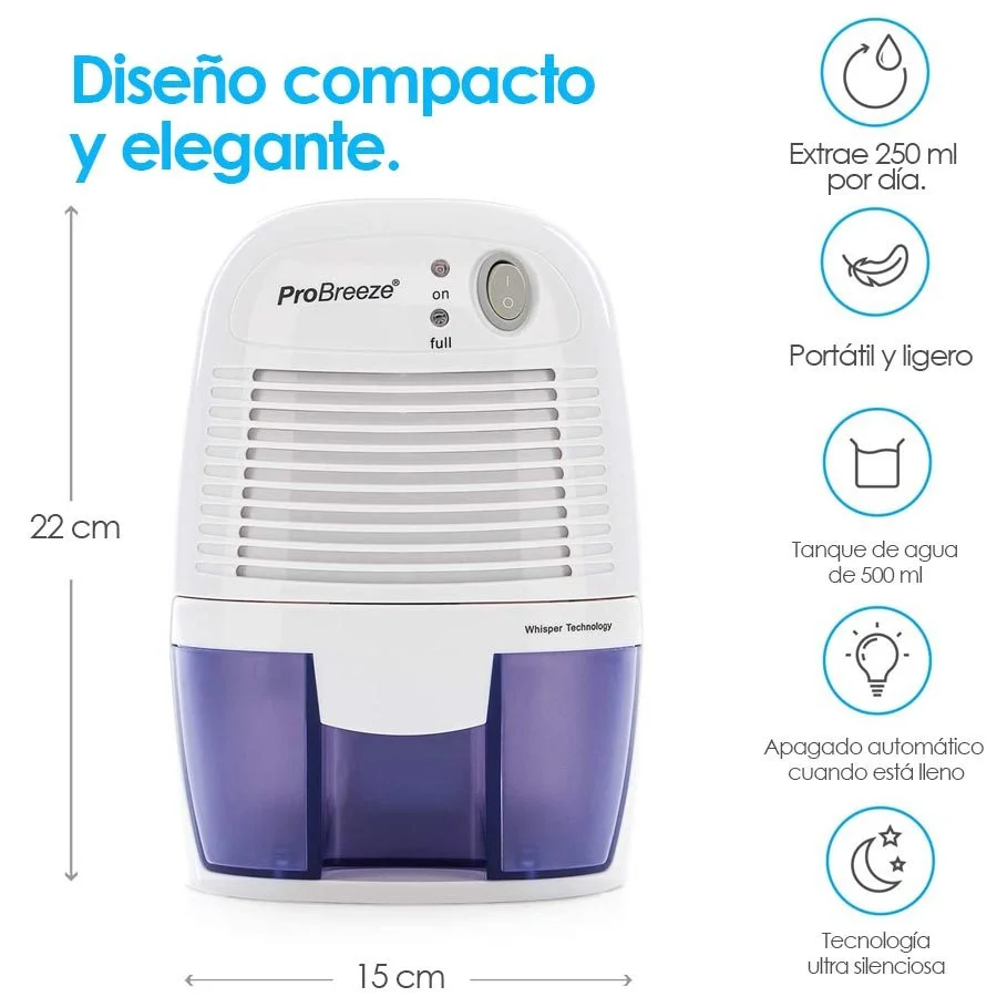 Deshumidificadores Eficientes, Eliminan la humedad por condensación
